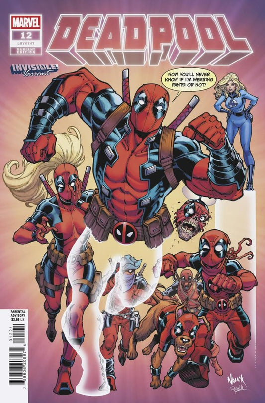 Deadpool #12 Todd Nauck Invisible! Var