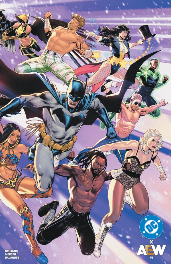 DC x AEW #1 (Of 2) Cvr A Lucas Meyer Wraparound
