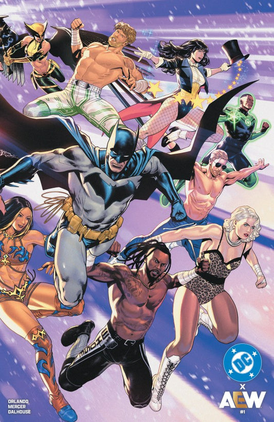 DC x AEW #1 (Of 2) Cvr A Lucas Meyer Wraparound