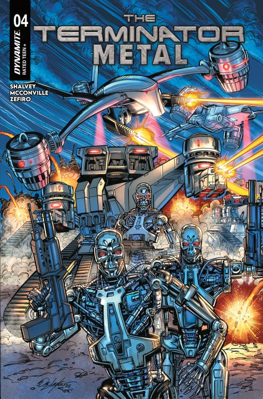 The Terminator: Metal #4 Cover B Bob Layton Variant