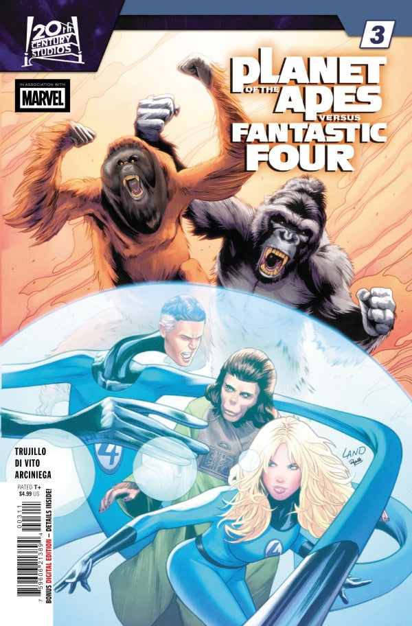 Planet of the Apes vs. Fantastic Four #3 Main Cover
