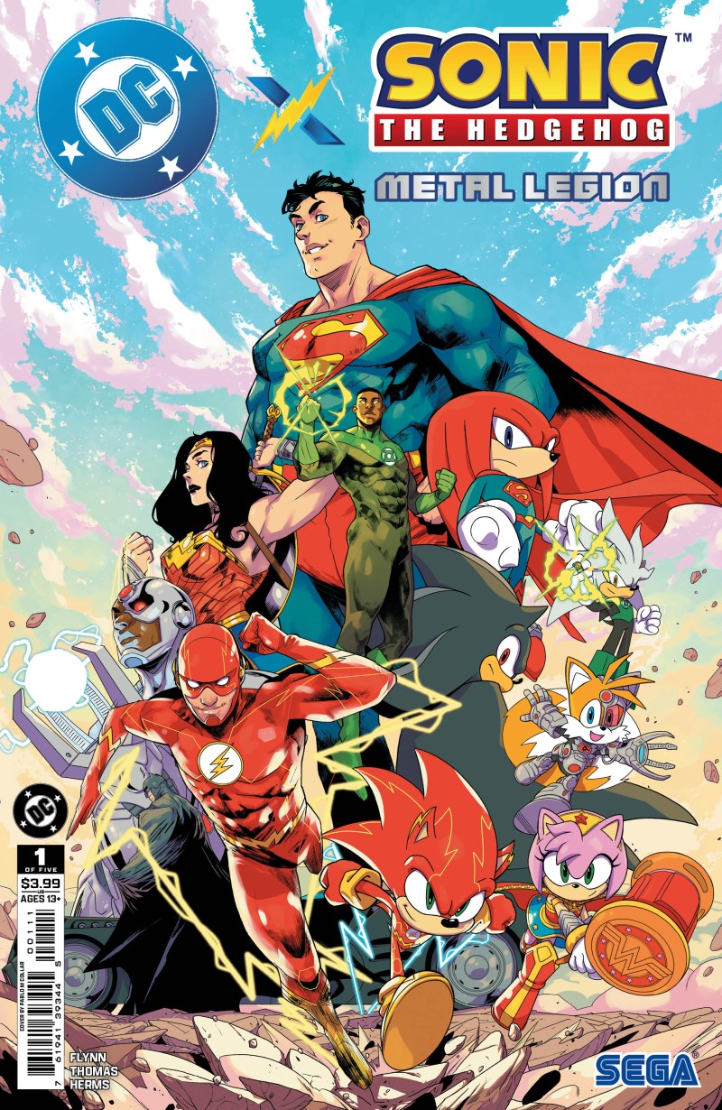 DC x Sonic the Hedgehog: The Metal Legion #1 Cvr A Pablo M Collar