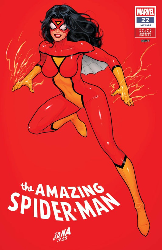 The Amazing Spider-Man #22 Nakayama Color Block Red