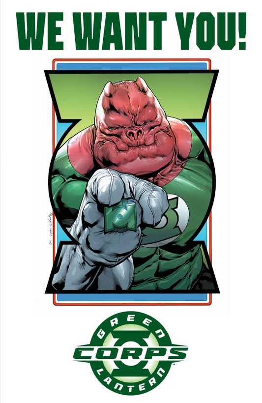 Green Lantern Corps #2 Cvr E Recruitment Poster Acetate Var