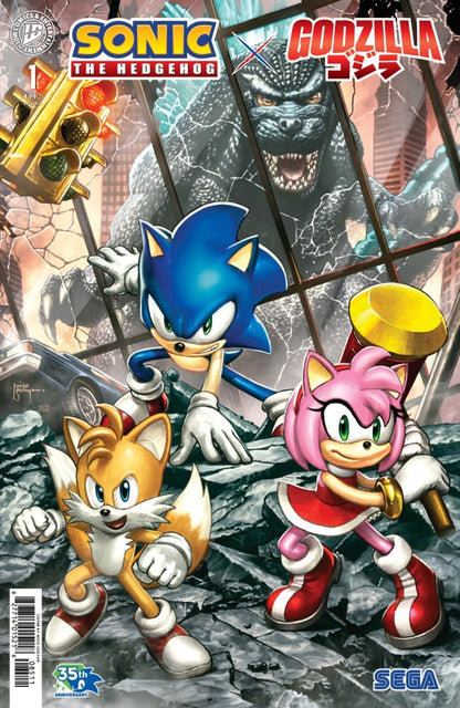 Sonic The Hedgehog X Godzilla #1 Variant E (Suayan) (Pre-Order 07/15/2026)