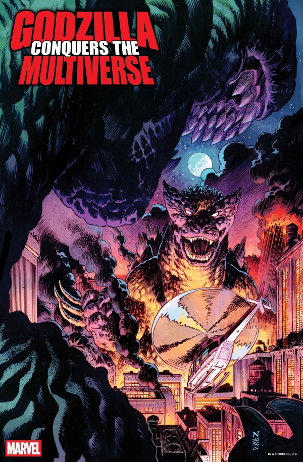 Godzilla Conquers The Multiverse #1 Nic Klein Heisei Godzilla Variant (Pre-Order 07/22/2026)