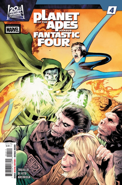 Planet Of The Apes vs. Fantastic Four #4 Main Cover