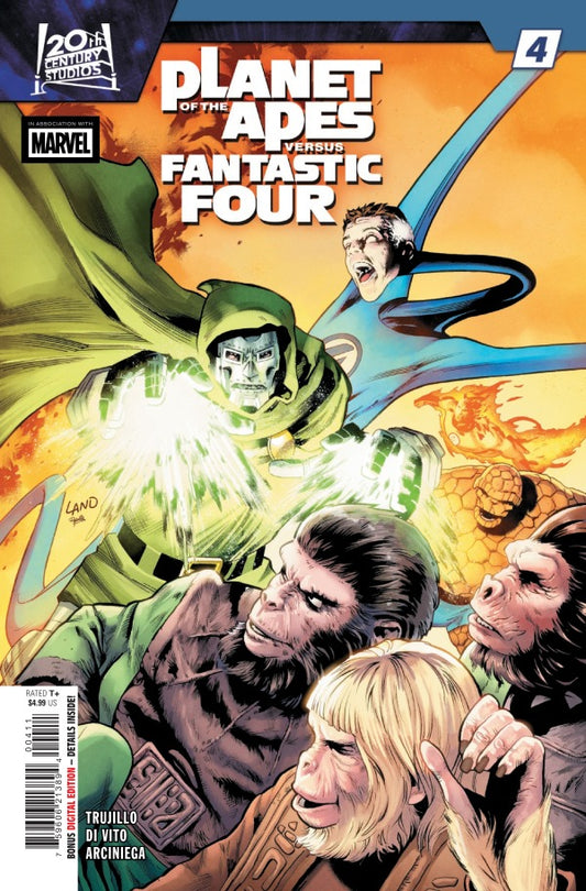 Planet Of The Apes vs. Fantastic Four #4 Main Cover