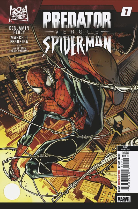 Predator vs Spider-Man #1 Marcelo Ferreira 3rd Print