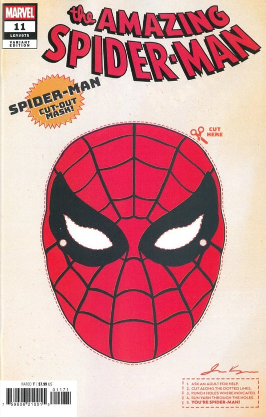 The Amazing Spider-Man #11 Retro Halloween Mask Variant