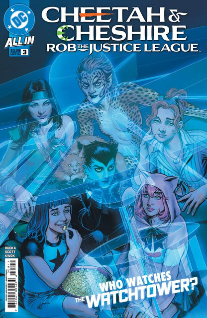 Cheetah and Cheshire Rob the Justice League #3 Cvr A Nicola Scott