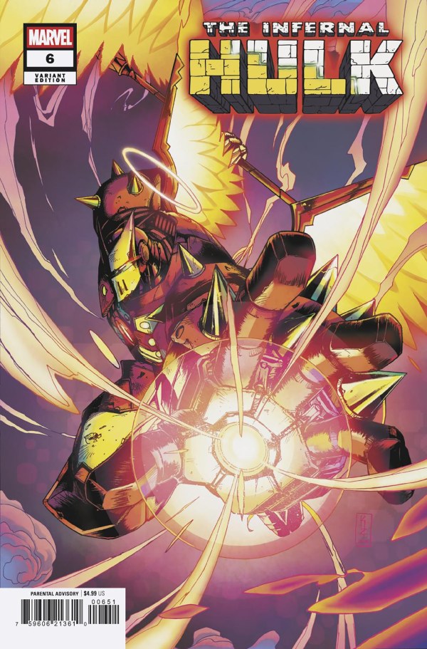 The Infernal Hulk #6 Kei Zama Hellbuster Armor Variant