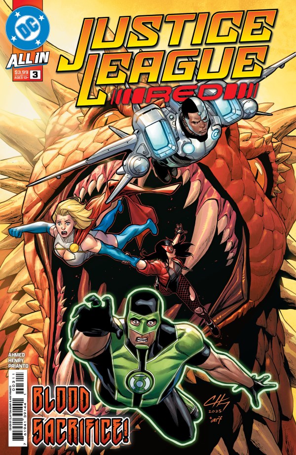 Justice League Red #3 Cvr A Clayton Henry (Pre-Order 10/15/25)