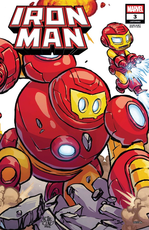 Iron Man #3 Skottie Young 4-Part Connecting Variant