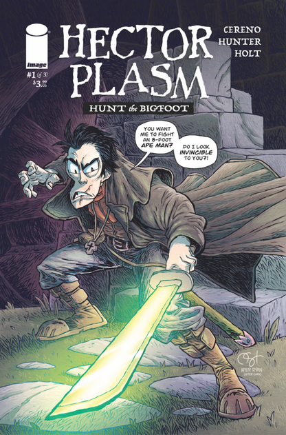 Hector Plasm: Hunt the Bigfoot #1 Cvr B Derek Hunter (Pre-Order 10/15/25)