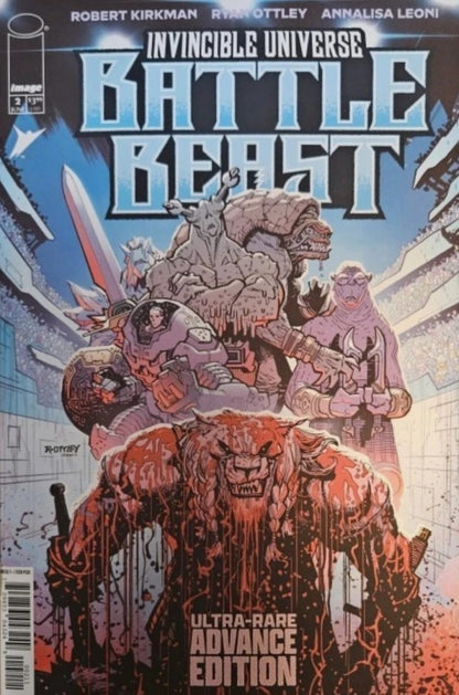 Invincible Universe: Battle Beast #2 Ryan Ottley Ultra-Rare Advance Foil Variant