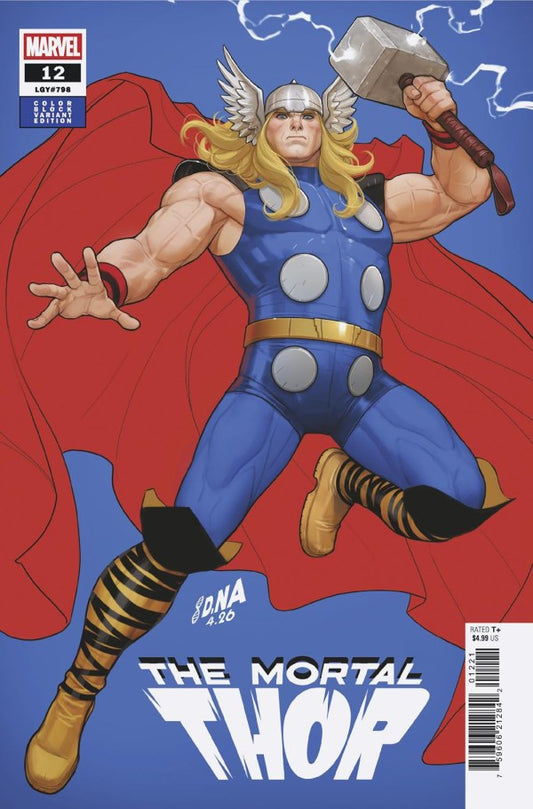 The Mortal Thor #12 David Nakayama Color Block Blue Variant