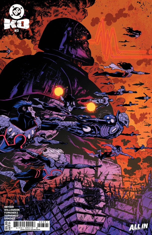 DC K.O. #3 Cover F Sanford Greene Darkseid