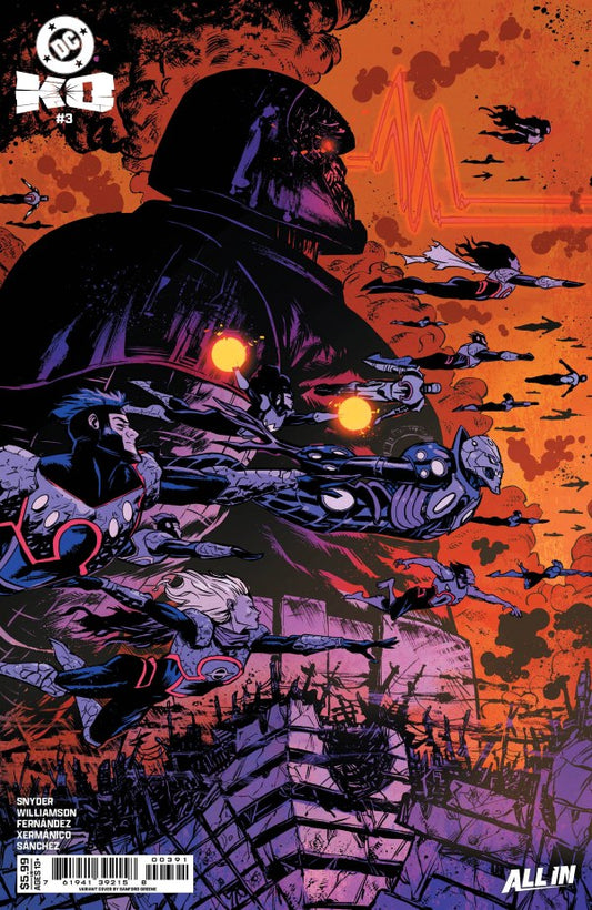 DC K.O. #3 Cover F Sanford Greene Darkseid