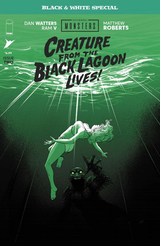 Universal Monsters Creature From The Black Lagoon Lives Black & White Special #2 (Of 2) Cvr A Matthew Roberts (Pre-Order 6/24/2026)