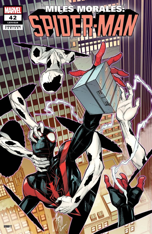 Miles Morales: Spider-Man #42 Stefano Caselli Foreshadow Variant