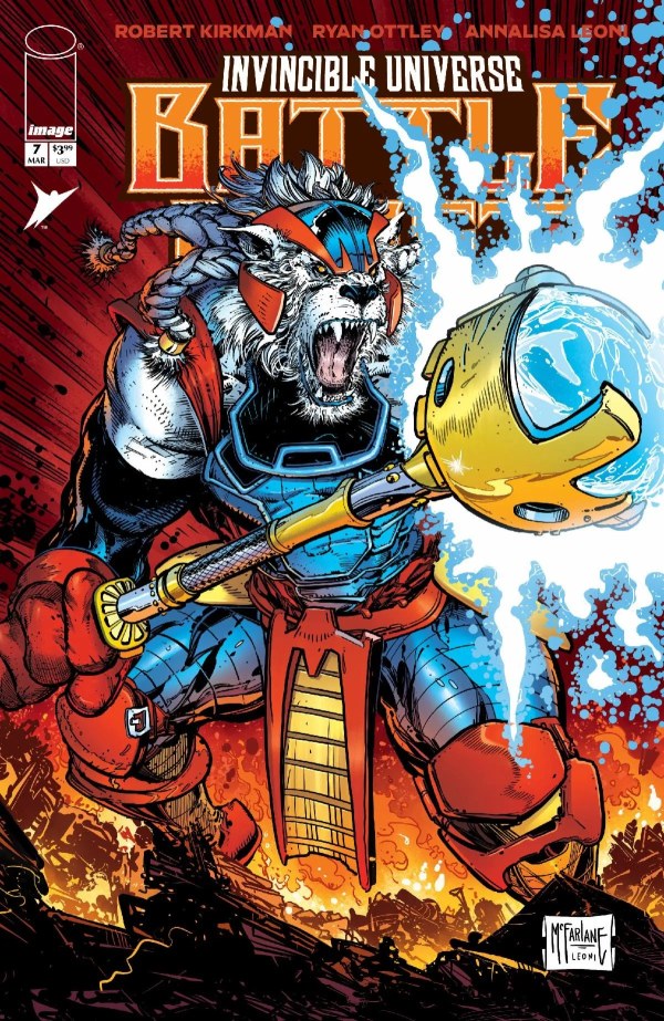 Invincible Universe Battle Beast #7 Cvr B Todd Mcfarlane & Leoni Var