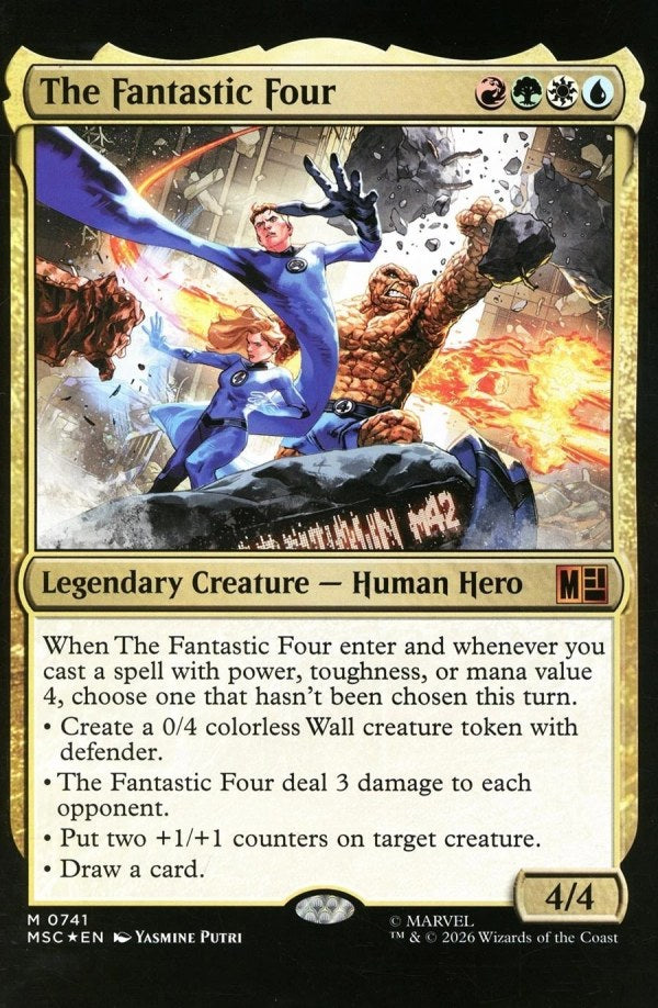 Fantastic Four #12 Classified Artist Magic: The Gathering Variant