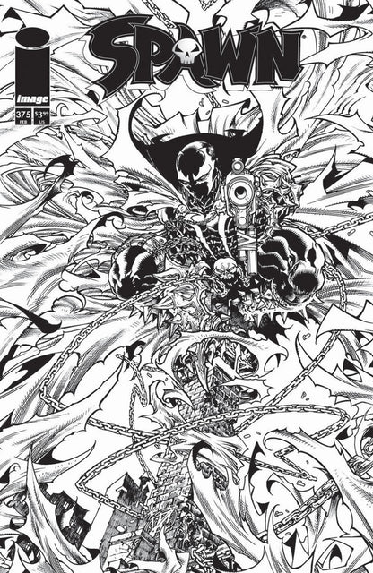 Spawn #375 Cvr B Harvey Tolibao B&W Var (Pre-Order 5/6/2026)