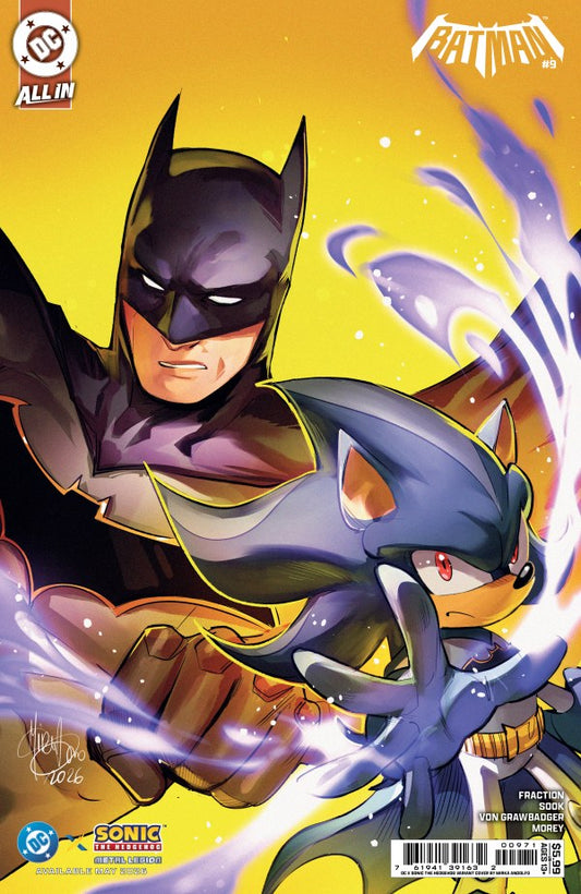 Batman #9 Cover F Mirka Andolfo DC X Sonic (Pre-Order 5/6/2026)