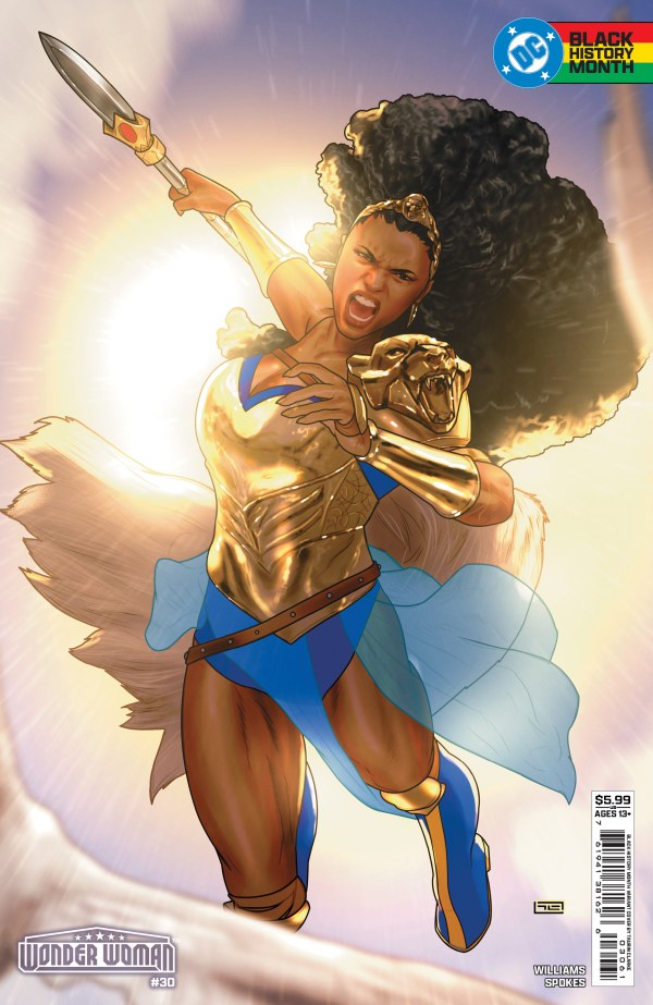 Wonder Woman #30 Cover F Taurin Clarke Black History Month