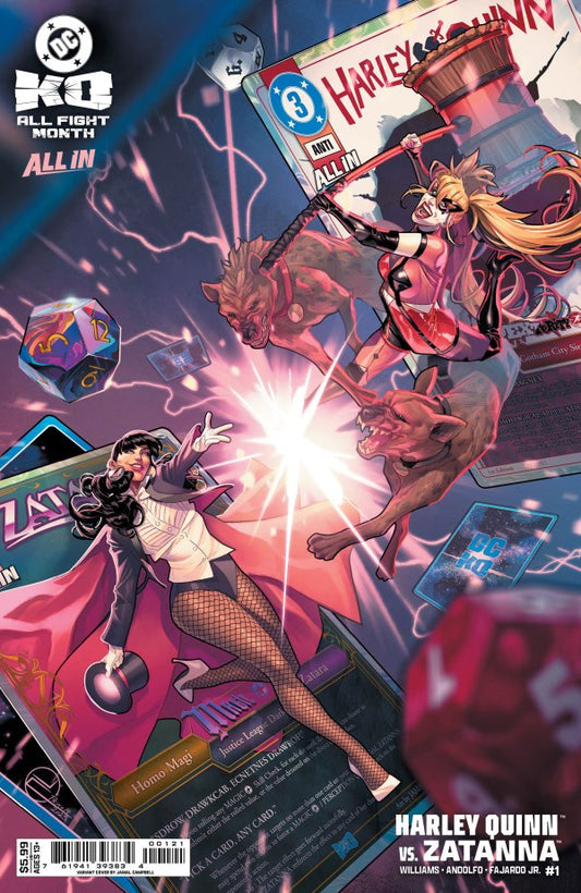DC K.O. Harley Quinn vs Zatanna #1 Cvr C Jamal Campbell (Pre-Order 12/17/25)