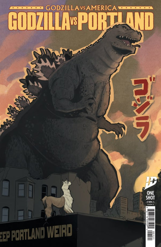 Godzilla vs. America: Portland Variant B Yarsky (Pre-Order 03/11/2026)