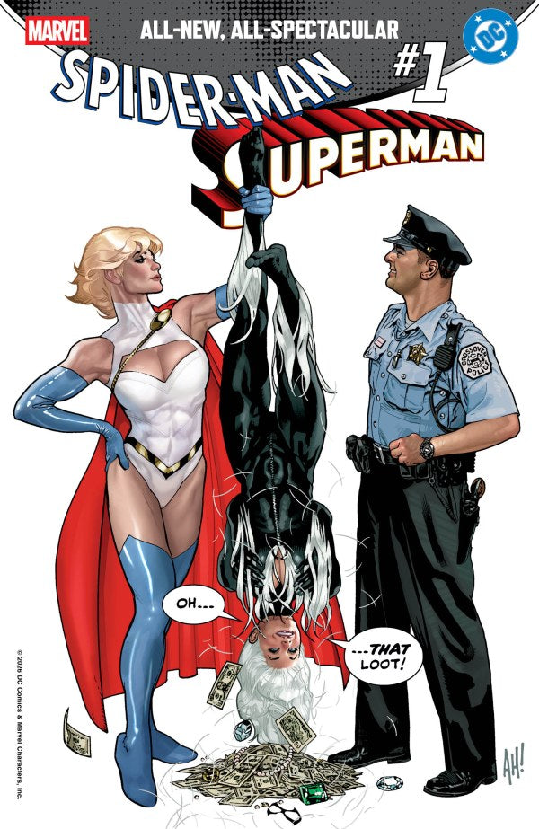 Marvel/DC: Spider-Man/Superman #1 Adam Hughes Variant (Pre-Order 04/15/2026)