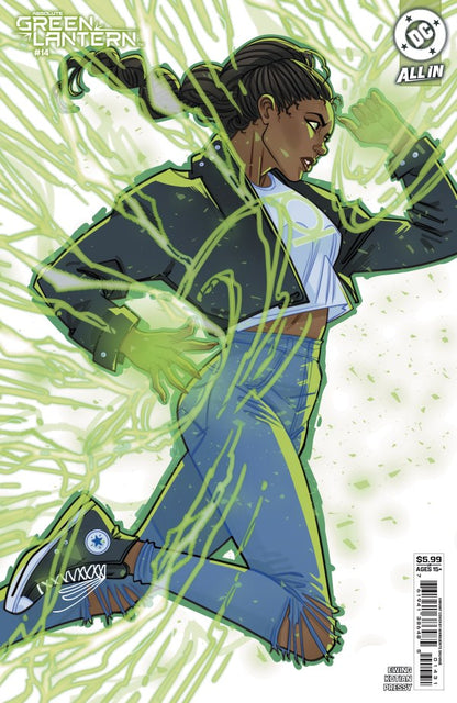 Absolute Green Lantern #14 Cvr C Marguerite Sauvage Card Stock Var (NM-)