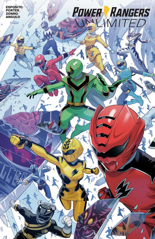 Power Rangers Unlimited #1 C Every Ranger Ever Cardstock Connecting Variant (Full Art, Zonno) (Pre-Order 07/01/2026)
