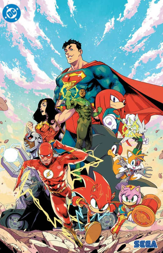 DC x Sonic the Hedgehog: The Metal Legion #1 Cvr E Pablo M Collar Foil (Pre-Order 5/6/2026)