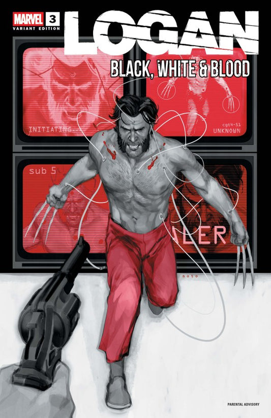 Logan: Black, White & Blood #3 Phil Noto Variant
