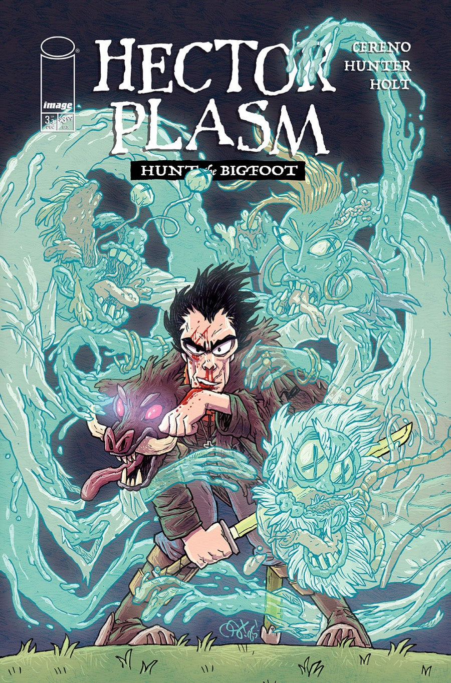 Hector Plasm: Hunt the Bigfoot #3 Cvr A Hunter & Holt