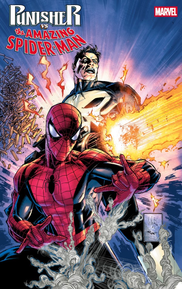 Punisher Vs. Spider-Man #1 Whilce Portacio Variant (Pre-Order 07/15/2026)